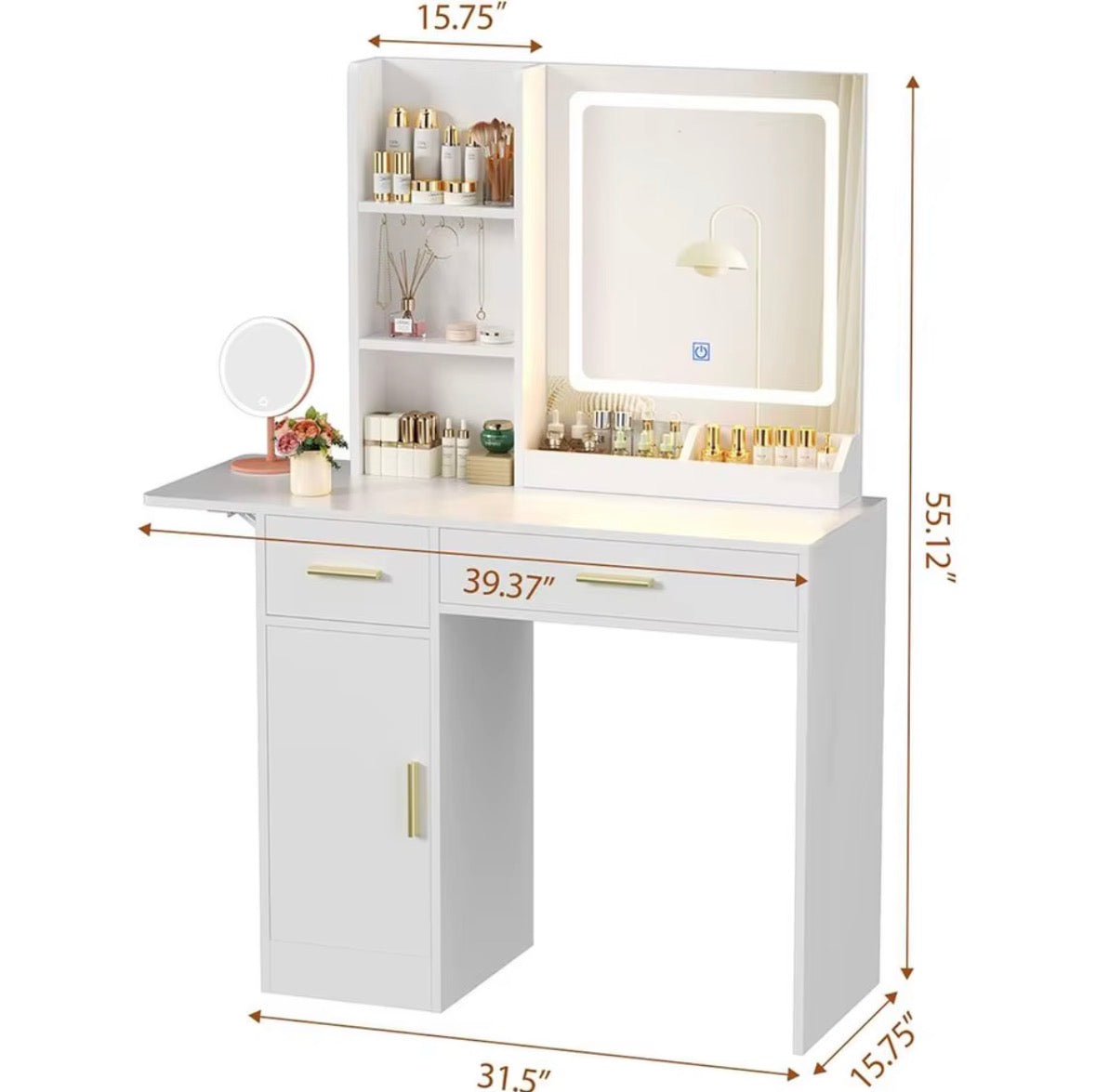 RoomWave vanity dimensions
